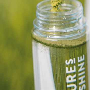 Glasflasche mit Logo 500 ml NSP, Modell 65118 | Bild Nr. 1